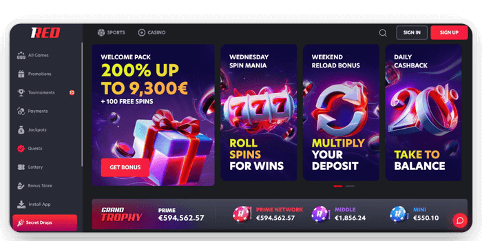 1Red Casino Nederland: De Toekomst van Online Entertainment in 2026 image 3